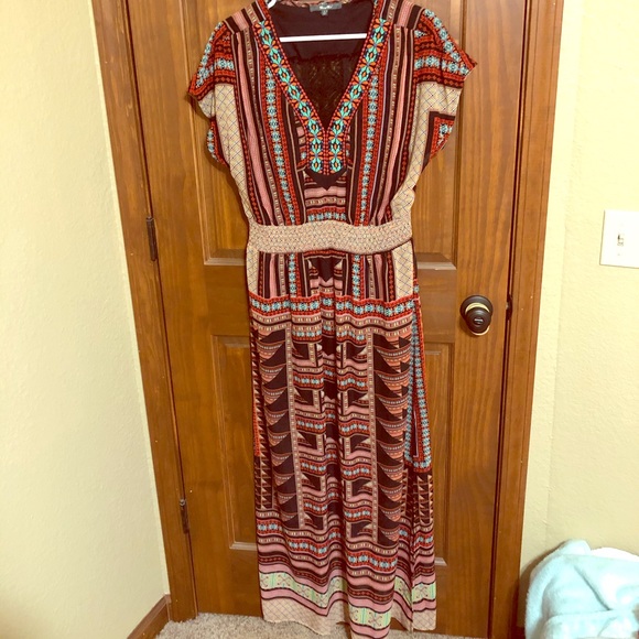 Miss Me Dresses & Skirts - Miss Me Maxi Dress | Color: Multi | Size: L